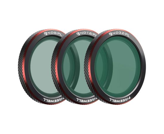Freewell Magnetic ND/PL NEO 2 "Bright Day" filters – 3 pcs. Sporta kameru aksesuāri