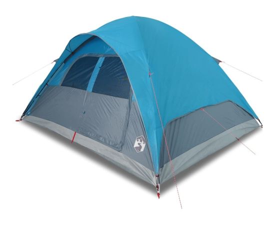 vidaXL Namiot rodzinny, kopułowy, 6-os., niebieski, wodoszczelny Jaunumi -Dārzam