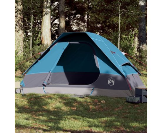 vidaXL Namiot rodzinny, kopułowy, 6-os., niebieski, wodoszczelny Jaunumi -Dārzam