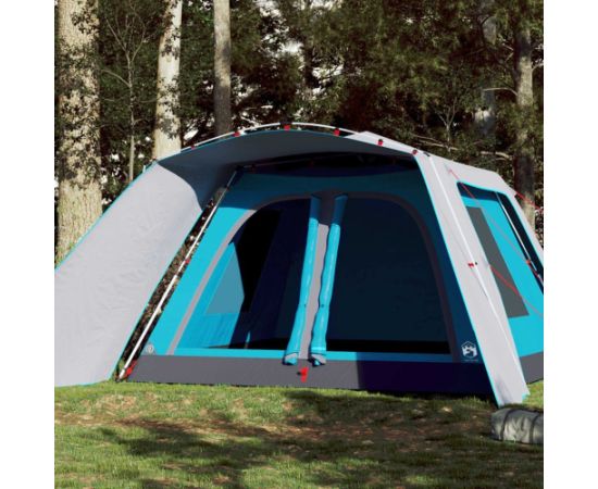 vidaXL Namiot rodzinny z przedsionkiem, 9-os., niebieski Jaunumi -Dārzam