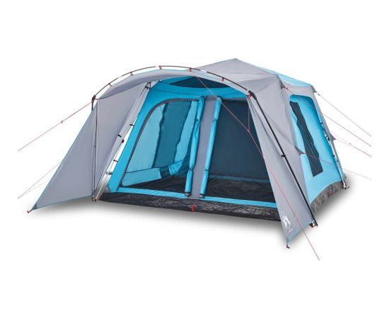 vidaXL Namiot rodzinny z przedsionkiem, 9-os., niebieski Jaunumi -Dārzam