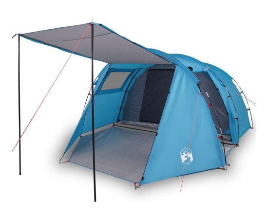 vidaXL Namiot turystyczny, tunelowy, 4-os., niebieski, wodoszczelny Jaunumi -Dārzam