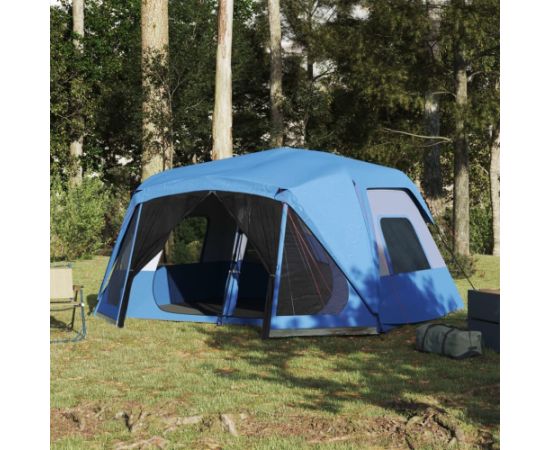 vidaXL Namiot rodzinny, 10-os., niebieski, wodoszczelny Jaunumi -Dārzam