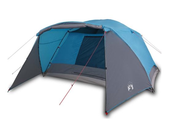 vidaXL Namiot rodzinny z przedsionkiem, 6-os., niebieski, wodoszczelny Новинки Для дома и сада 