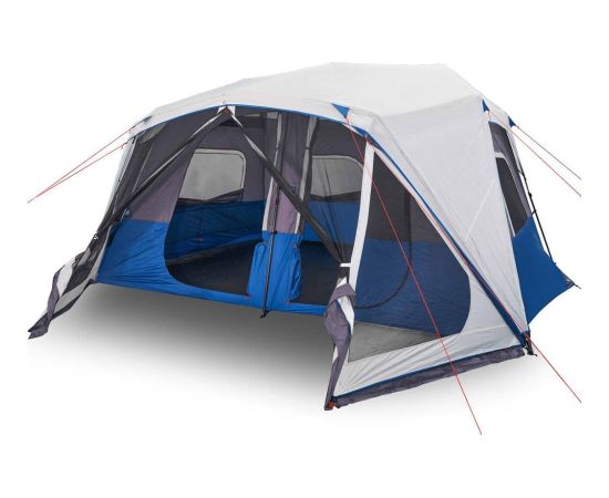 vidaXL Namiot rodzinny z LED, 10-os., jasnoniebieski Jaunumi -Dārzam