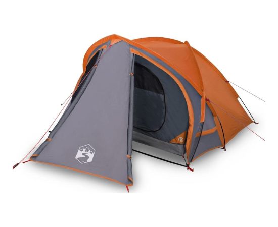 vidaXL Namiot turystyczny, 2-os., szaro-pomarańczowy, wodoszczelny Новинки Для дома и сада 