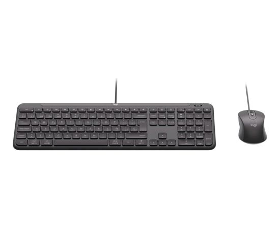 LOGITECH Signature Slim MK620 Wired Combo for Business - GRAPHITE - US INT'L - USB - N/A - INTNL-973 - USB-C Новинки Компьютерная техника