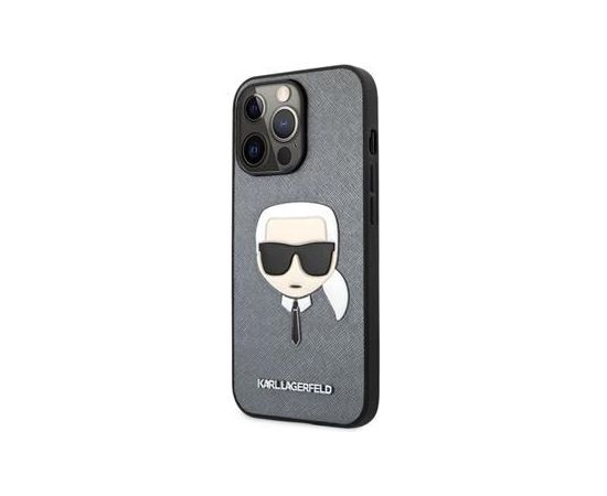 Karl Lagerfeld Apple  iPhone 13 Pro Max Saffiano Head Case Silver Чехлы - альтернативные