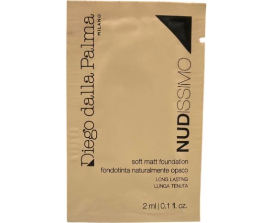 Set, Diego Dalla Palma, Nudissimo - Soft Matt, Oil-Free, Long Lasting, Liquid Foundation, 242N, Beige Chiaro Neutro, 12 pcs, 2 ml *Sample Dekoratīvā kosmētika