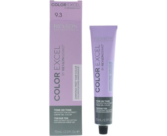 Revlon, Color Excel, Ammonia-Free, Demi-Permanent Hair Dye, 9.3 Very Light Golden Blonde, 70 ml Matu kopšana