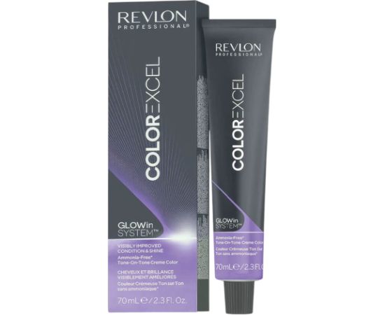 Revlon, Color Excel, Ammonia-Free, Demi-Permanent Hair Dye, 5.25 Light Iridescent Mahogany Brown, 70 ml Matu kopšana