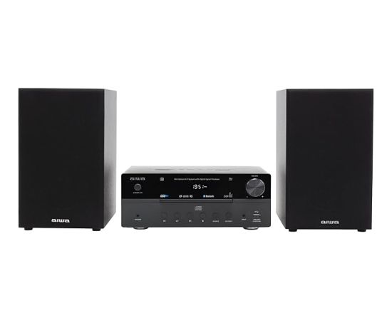 AIWA mikro mūzikas sistēma ar Bluetooth, melna - MSBTU-550 Музыкальные центры