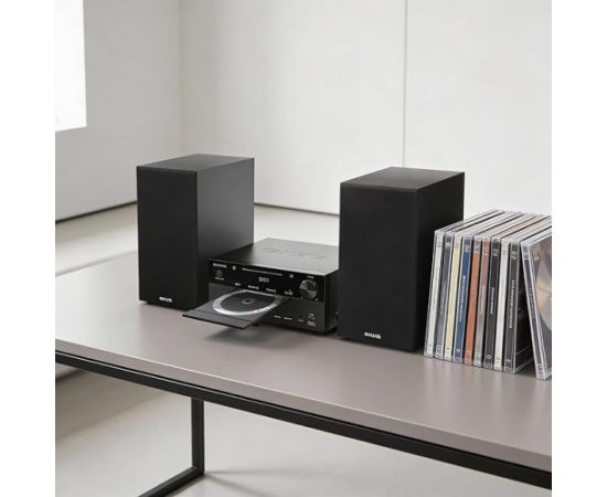 AIWA mikro mūzikas sistēma ar Bluetooth, melna - MSBTU-550 Музыкальные центры