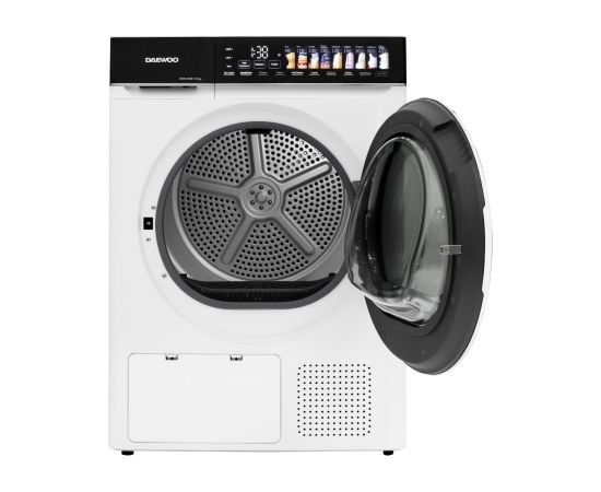 Daewoo DDR HS9E žāvētājs, 9 kg, siltumsūknis, skārienjutīgas pogas, melns vadības panelis ar lielām Jaunumi Sadz. tehnika