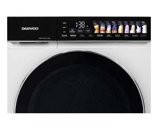 Daewoo DDR HS9E žāvētājs, 9 kg, siltumsūknis, skārienjutīgas pogas, melns vadības panelis ar lielām Jaunumi Sadz. tehnika
