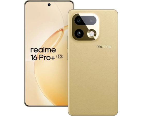 Realme 16 Pro 5G Смартфон 8GB / 256GB Master Gold Мобильные телефоны