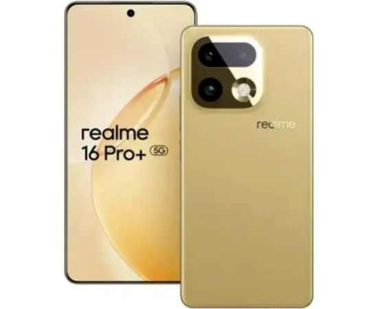 Realme 16 Pro Plus 5G Viedtālrunis 8GB / 256GB Master Gold Mobilie telefoni