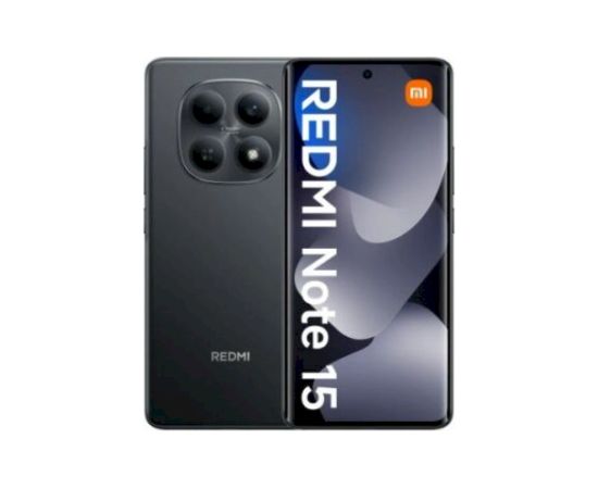 Xiaomi Redmi Note 15 5G Viedtālrunis 12GB / 512GB Black Mobilie telefoni