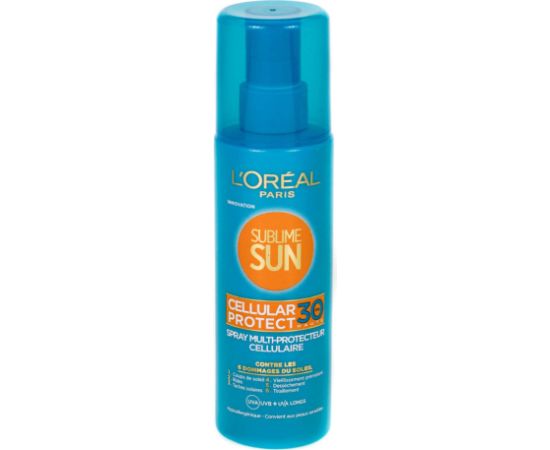 L'Oreal Paris, Sublime Sun Cellular Protect, UV Protection, Sunscreen Spray, SPF 30, 200 ml Ķermeņa kosmētika
