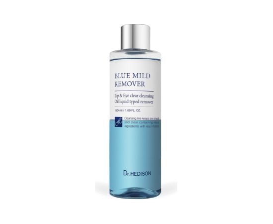 Dr. Hedison, Blue Mild Remover, Makeup Removing, Cleansing Oil, For Eyes & Lips, 250 ml Sejas kopšana