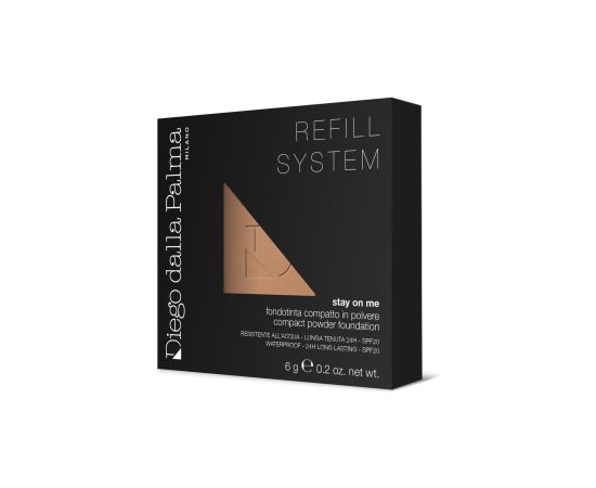 Diego Dalla Palma, Stay On Me, Long Lasting, Compact Foundation, 56, Cocoa, SPF 20, Refill, 6 g Kосметические средства