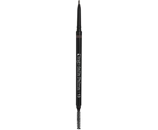 Diego Dalla Palma, High-Precision, Waterproof, Long Lasting, Retractable, Eyebrow Cream Pencil & Brush 2-In-1, 13, Charcoal Grey, 0.09 g *Tester Dekoratīvā kosmētika