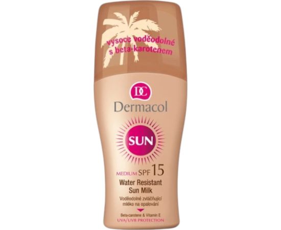 Dermacol, Sun, Sunscreen Milk, SPF15, 200 ml *Tester Косметика для тела