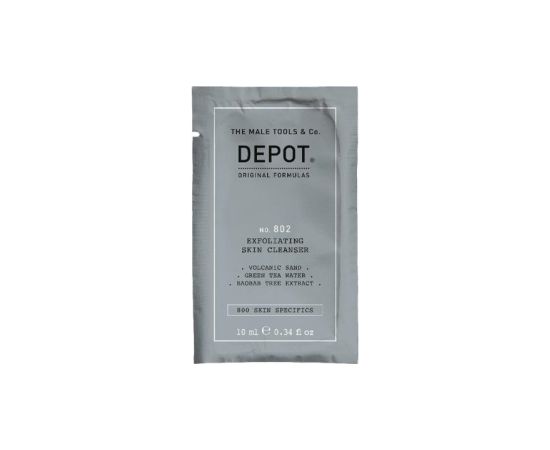 Depot, 800 Skin Specifics No. 802, Volcanic Sand, Exfoliating Cleanser, 10 ml Sejas kopšana