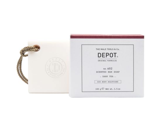Depot, 600 Body Solutions No. 602, Botanical Complex, Cleansing, Dark Tea, Scented Soap Bar , Aromatic Notes, 100 g Жидкое мыло