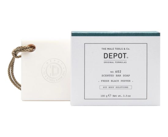 Depot, 600 Body Solutions No. 602, Botanical Complex, Cleansing, Fresh Black Pepper, Scented Soap Bar , Spicy Notes, 100 g Šķidrās ziepes / ziepes
