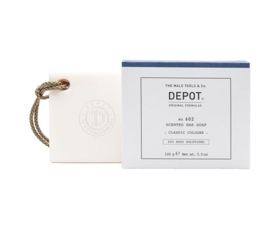 Depot, 600 Body Solutions No. 602, Botanical Complex, Cleansing, Classic Cologne, Scented Soap Bar , Floral Notes, 100 g Жидкое мыло