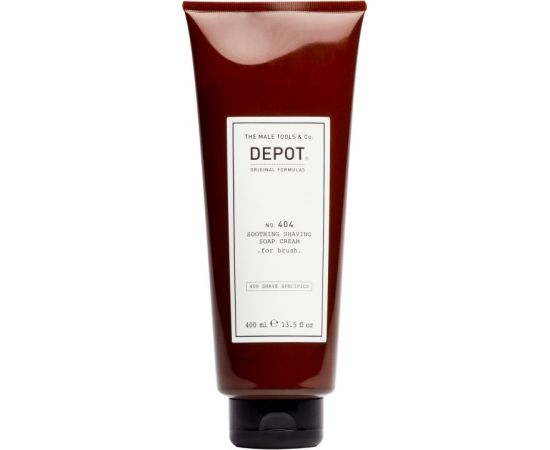 Depot, 400 Shave Specifics No. 404 , Allantoin, Soothing, Shaving Soap Cream, 400 ml Bārdas kopšana