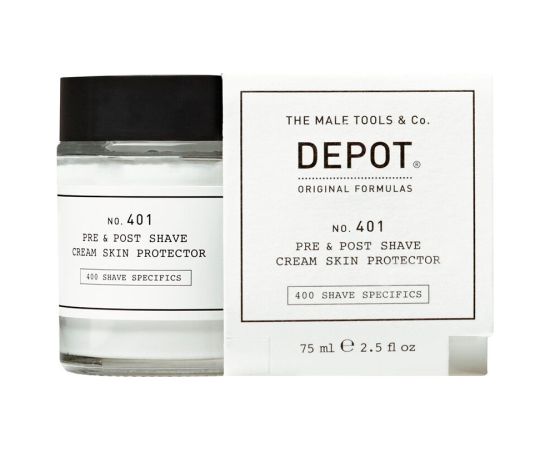 Depot, 400 Shave Specifics No. 401, Soothing, Pre & Post Shaving Cream, 75 ml Bārdas kopšana