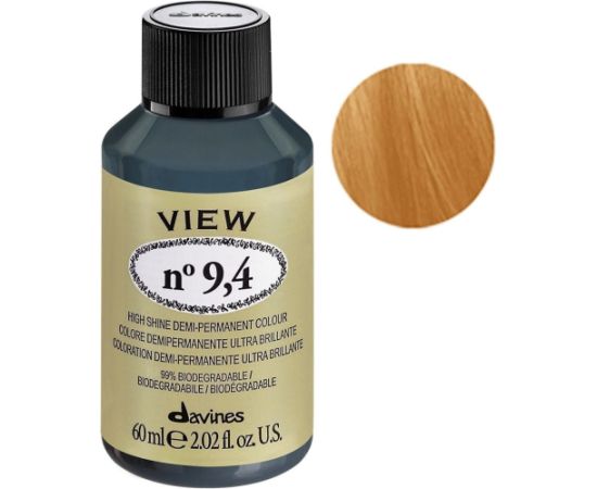 Davines, View, Demi-Permanent Hair Dye, 9.4 , 60 ml Уход за волосами