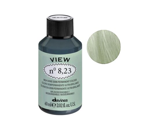 Davines, View, Demi-Permanent Hair Dye, 8.23 , 60 ml Уход за волосами