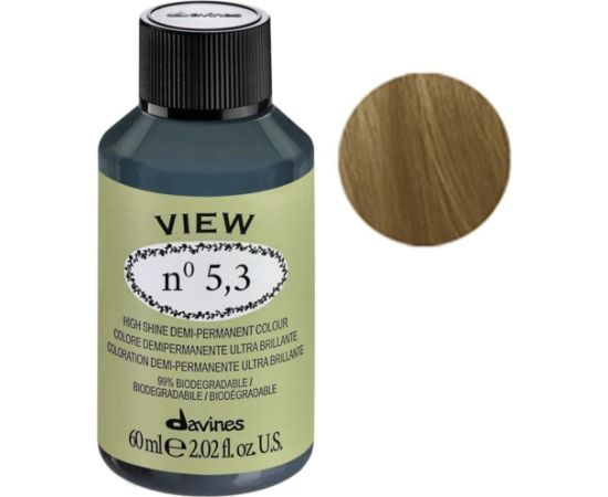 Davines, View, Demi-Permanent Hair Dye, 5.3 , 60 ml Matu kopšana