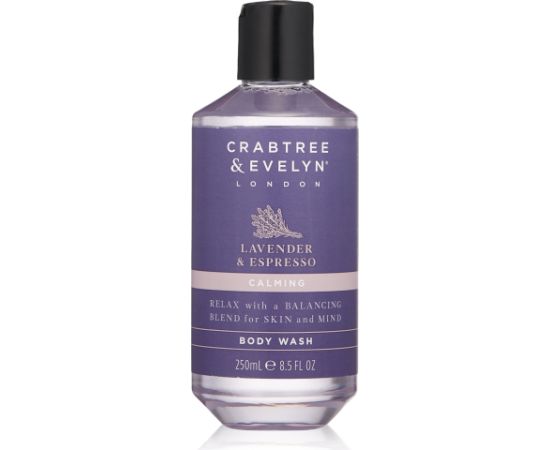 Crabtree & Evelyn, Lavender & Espresso, Calming, Body Wash, 250 ml Dušas želejas ķermenim