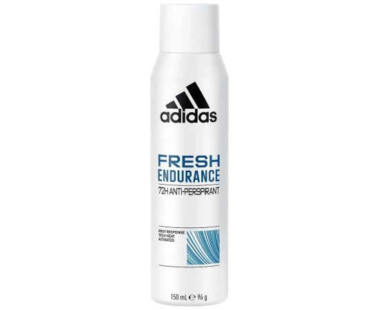 Adidas, Fresh Endurance, Vegan, Alcohol-Free, Gentle on skin, Fresh, aromatic with woody notes, Deodorant Spray, For Men, 150 ml Dezodoranti