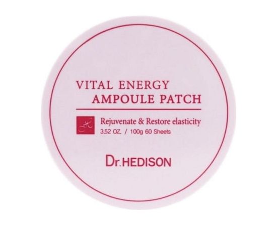 Dr. Hedison, Vital Energy, Rejuvenate, Eye Patch, 60 pcs, 1.4 g Dekoratīvā kosmētika