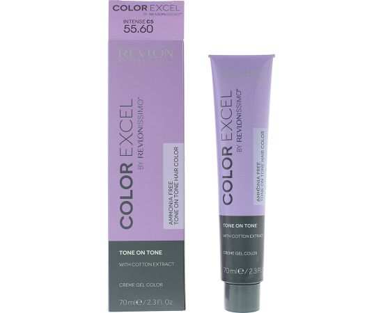 Revlon, Color Excel, Demi-Permanent Hair Dye, 55.60 Intense Dark Red, 70 ml Matu kopšana