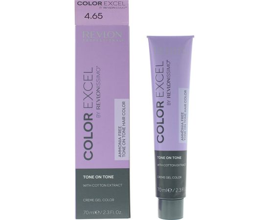 Revlon, Color Excel, Demi-Permanent Hair Dye, 4.65 Medium Red Mahogany Brown, 70 ml Matu kopšana