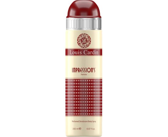 Louis Cardin, Impression’s, Deodorant Spray, For Women, 200 ml Dezodoranti