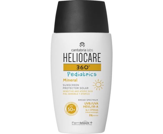 Cantabria Labs, Heliocare 360º Pediatrics, Mineral, High UV protection, Sunscreen Cream, Body, Mineral, 50 ml Ķermeņa kosmētika