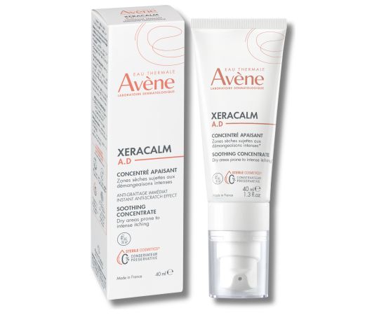 Avene, XeraCalm A.D, Anti-Scratching & Soothing, Concentrate, 40 ml Уход за лицом
