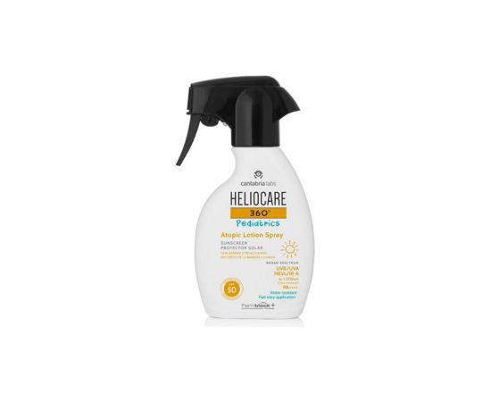 Cantabria Labs, Heliocare 360º Pediatrics, UV Protection, Sunscreen Spray, SPF 50, 250 ml Ķermeņa kosmētika