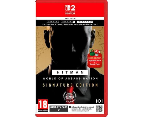 EA Hitman World of Assassination Signature Edition, Nintendo Switch 2 - Game Nintendo spēles