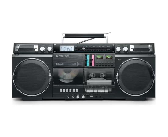 Muse M-380 Ghetto Blaster, black - Boombox Magnetolas