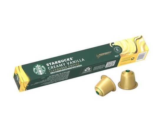 Starbucks® Creamy Vanilla by Nespresso, 10 pcs - Coffee capsules Kafijas kapsulas, kafija
