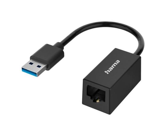 Hama Network Adapter, USB-A -> LAN, black - Adapter Aдаптеры