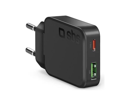 SBS Ultra-Slim, 45 W, black - Charger Telefonu lādētāji 220v